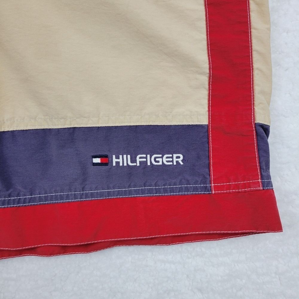 Vintage Tommy Hilfiger Swimming Trunks Mens Medium M Cotton Nylon Y2K 2002 Lined